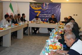 نشست هماهنگی سرپرست تیم های حاضر در هفتمین دوره مسابقات ورزشی بازنشستگان نفت