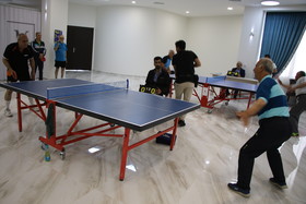 رقابت بازنشستگان در رشته تنیس روی میز