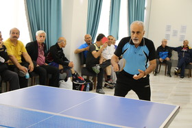 رقابت بازنشستگان در رشته تنیس روی میز