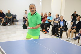 رقابت بازنشستگان در رشته تنیس روی میز