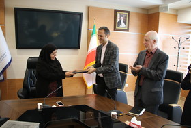 آیین معارفه سرپرست جدید فناوری اطلاعات و ارتباطات 