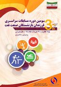 پوستر سومین دوره مسابقات سراسری  فرزندان بازنشستگان صنعت نفت