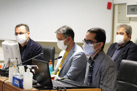 نشست رییس هیات رییسه با مدیران شرکت تاسیسات دریایی