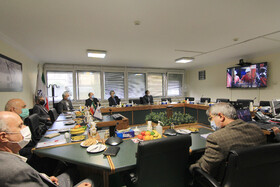 نشست رییس هیات رییسه با مدیران شرکت تاسیسات دریایی