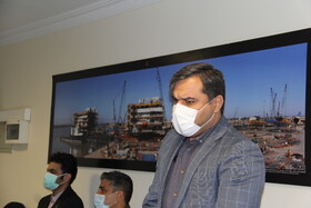 نشست رییس هیات رییسه با مدیران شرکت تاسیسات دریایی