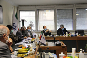 نشست رییس هیات رییسه با مدیران شرکت تاسیسات دریایی