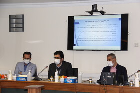 نشست رییس هیات رییسه با مدیران شرکت تاسیسات دریایی