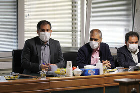 نشست رییس هیات رییسه با مدیران شرکت تاسیسات دریایی