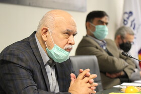 نشست رییس هیات رییسه با مدیران شرکت تاسیسات دریایی