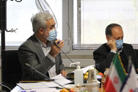 نشست رییس هیات رییسه با مدیران شرکت تاسیسات دریایی