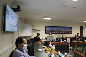 نشست رییس هیات رییسه با مدیران شرکت تاسیسات دریایی