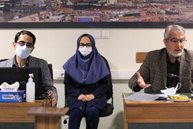 نشست رییس هیات رییسه با مدیران شرکت تاسیسات دریایی