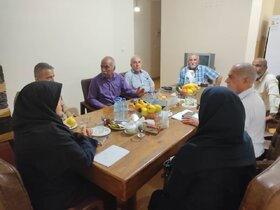 نشست معاون درمان با رئیس و اعضای هیئت مدیره کانون هرمزگان