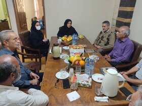 نشست معاون درمان با رئیس و اعضای هیئت مدیره کانون هرمزگان
