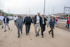 بازدید رئیس هیئت رئیسه از پروژه های غرب کشور