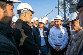 بازدید رئیس هیئت رئیسه از پروژه های غرب کشور