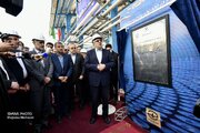 آیین بهره‌برداری رسمی از کارخانه تولید و ذخیره‌سازی قیر بندرعباس