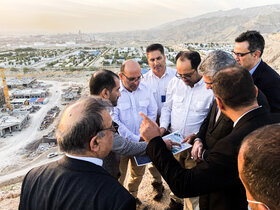 بازدید رئیس هیئت رئیسه از طرح های صندوق‌ ها در عسلویه