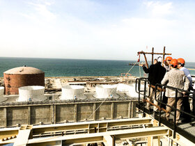 بازدید رئیس هیئت رئیسه از طرح های صندوق‌ ها در عسلویه