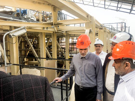 بازدید رئیس هیئت رئیسه از طرح های صندوق‌ ها در عسلویه