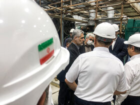 بازدید رئیس هیئت رئیسه از طرح های صندوق‌ ها در عسلویه