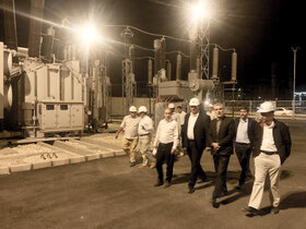 بازدید رئیس هیئت رئیسه از طرح های صندوق‌ ها در عسلویه