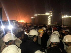 بازدید رئیس هیئت رئیسه از طرح های صندوق‌ ها در عسلویه