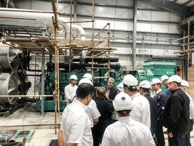 بازدید رئیس هیئت رئیسه از طرح های صندوق‌ ها در عسلویه