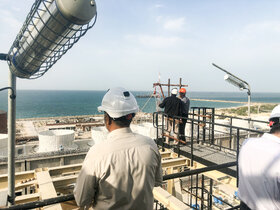 بازدید رئیس هیئت رئیسه از طرح های صندوق‌ ها در عسلویه