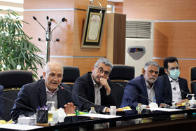 نشست مشترک هیئت‌رئیسه صندوق‌ها و مدیران شرکت سوخت رسانی و خدمات فرودگاهی اوج