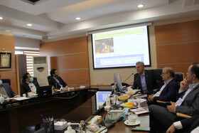ارائه گزارش شرکت پتروشیمی نخل آسماری در نشست هیئت رئیسه صندوق ها