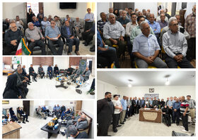 دیدار مسئولان صندوق با بازنشستگان صنعت نفت در گچساران، امیدیه و بهبهان