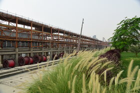 بازدید دکتر بیات از طرح های گروه اقتصادی صندوق ها در عسلویه