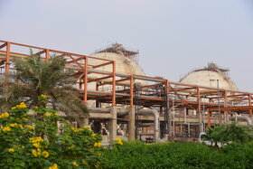 بازدید دکتر بیات از طرح های گروه اقتصادی صندوق ها در عسلویه