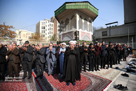 آیین سوگواری شهادت حضرت فاطمه الزهرا(س) در مقبره الشهدای گمنام وزارت نفت