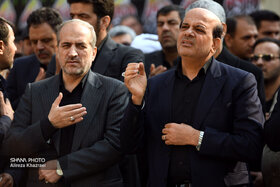 آیین سوگواری شهادت حضرت فاطمه الزهرا(س) در مقبره الشهدای گمنام وزارت نفت