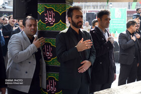 آیین سوگواری شهادت حضرت فاطمه الزهرا(س) در مقبره الشهدای گمنام وزارت نفت