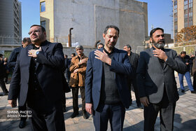 آیین سوگواری شهادت حضرت فاطمه الزهرا(س) در مقبره الشهدای گمنام وزارت نفت