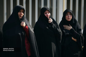 آیین سوگواری شهادت حضرت فاطمه الزهرا(س) در مقبره الشهدای گمنام وزارت نفت