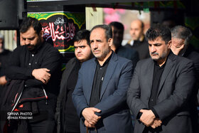 آیین سوگواری شهادت حضرت فاطمه الزهرا(س) در مقبره الشهدای گمنام وزارت نفت