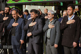 آیین سوگواری شهادت حضرت فاطمه الزهرا(س) در مقبره الشهدای گمنام وزارت نفت