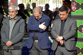 آیین سوگواری شهادت حضرت فاطمه الزهرا(س) در مقبره الشهدای گمنام وزارت نفت