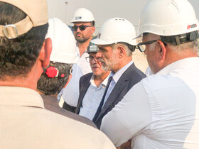 بازدید دکتر بیات از طرح های سرمایه گذاری جنوب؛ کنگان