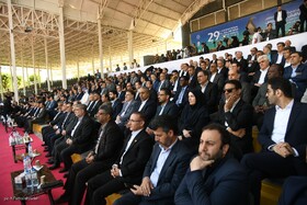 آئین گشایش نمایشگاه نفت 