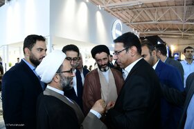 بازدید دکتر حسین زاده، رئیس هیئت رئیسه صندوق ها در دومین روز نمایشگاه بین المللی نفت