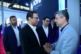 بازدید دکتر حسین زاده، رئیس هیئت رئیسه صندوق ها در دومین روز نمایشگاه بین المللی نفت