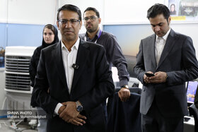 بازدید رئیس هیئت‌رئیسه صندوق‌ بازنشستگی نفت از اتاق خبر رسانه‌های وزارت نفت