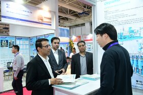 بازدید دکتر حسین‌زاده، رئیس هیئت‌رئیسه صندوق‌ها، از روز پایانی نمایشگاه نفت