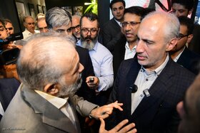 بازدید دکتر حسین‌زاده، رئیس هیئت‌رئیسه صندوق‌ها، از روز پایانی نمایشگاه نفت