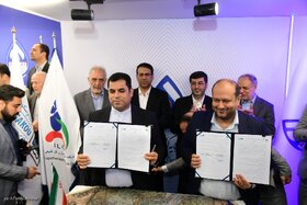 بازدید دکتر حسین‌زاده، رئیس هیئت‌رئیسه صندوق‌ها، از روز پایانی نمایشگاه نفت